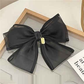 Women Handmade Mesh Hair Bow