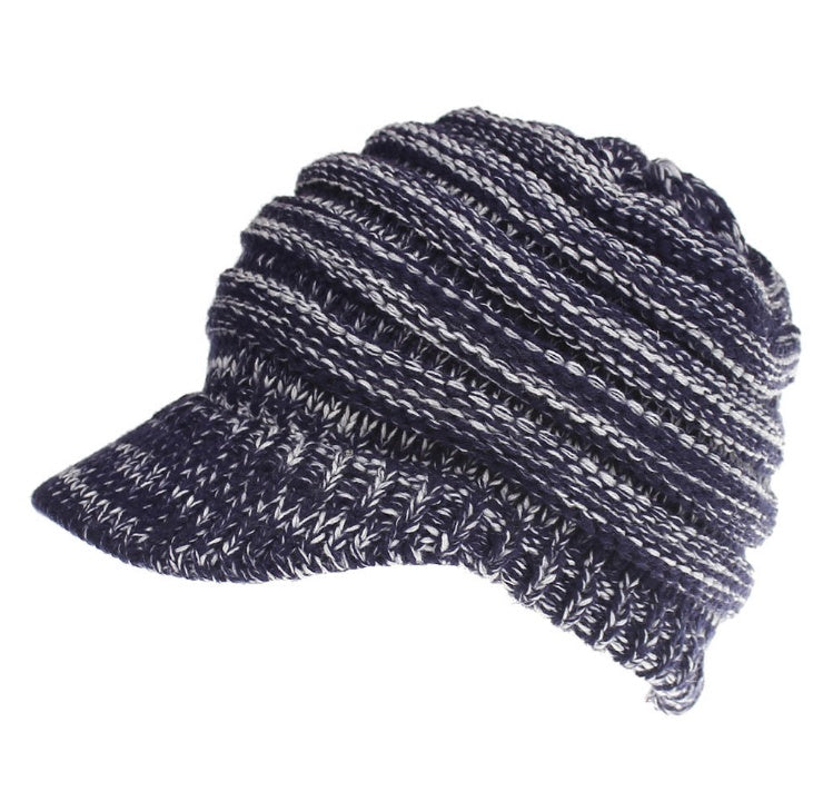 Women Ponytail Beanies Autumn Winter Hat