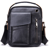 Men's Business Minimalist Leather Crossbody Bag