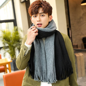 Men Match Colors Fashion Scarves