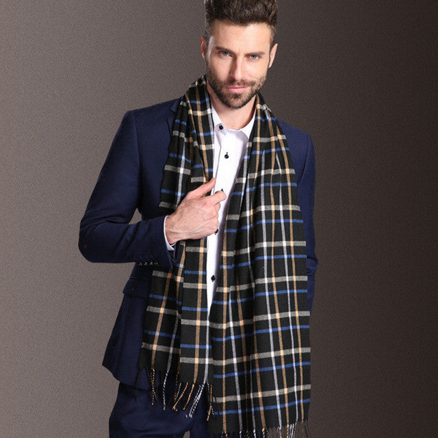 Men Fashion Winter Warm Scarves