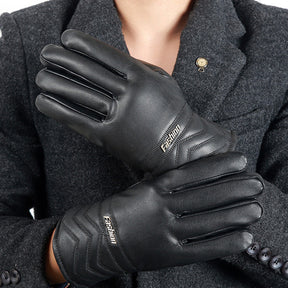 Men winter plus velvet thickening Gloves