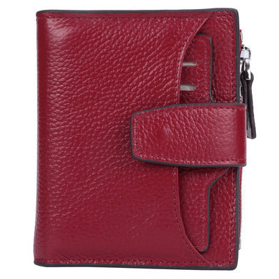 Women Multi-functional Genuine Leather purse