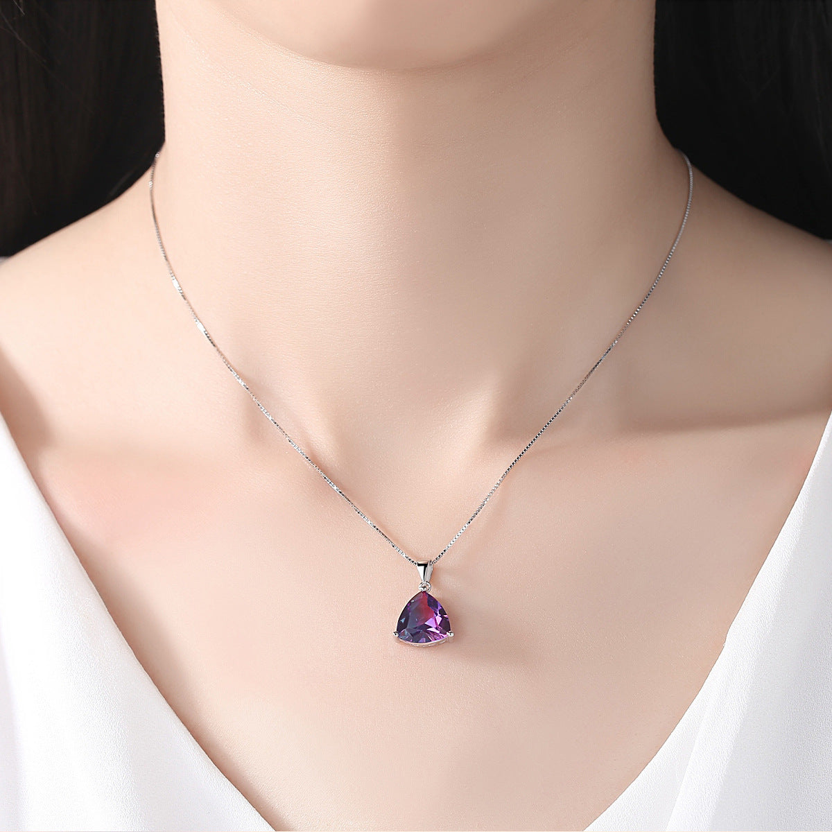 Women Silver Pendants Necklaces