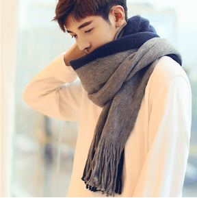 Men Match Colors Fashion Scarves