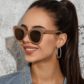 Women Large Rim Sunglasses