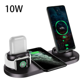 Wireless 6 In 1 Charging Dock Station