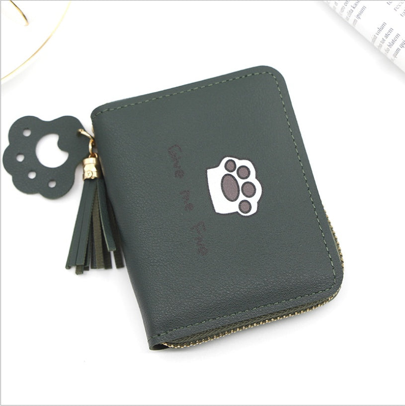 Female Super Cute Cat Paw Coin-Purses