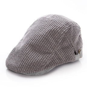 Girl Compatable Beret Corduroy  Warm Hat