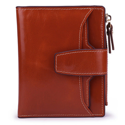 Women Multi-functional Genuine Leather purse