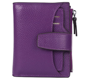 Women Multi-functional Genuine Leather purse