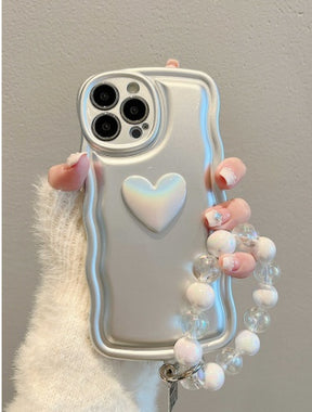 Electroplated Love Fashion Phone Case