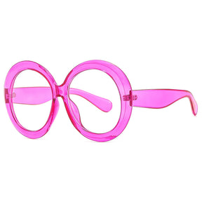 Fashion  Round Frame Large Sunglasses