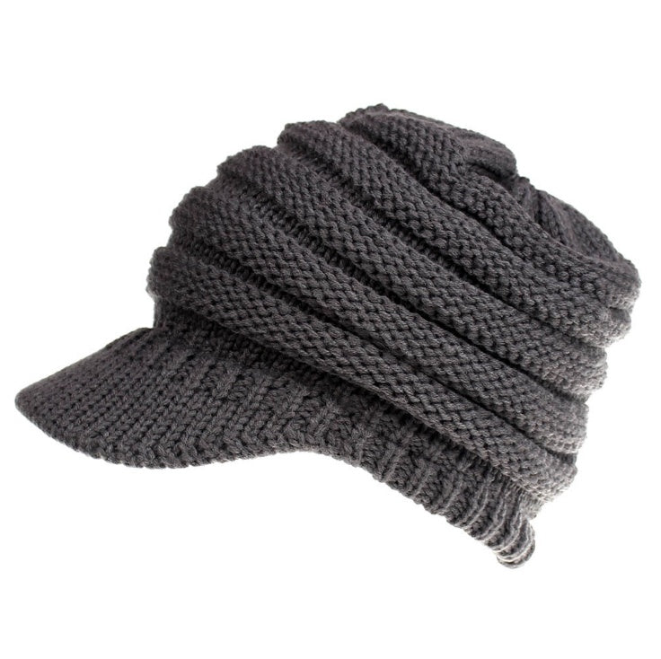 Women Ponytail Beanies Autumn Winter Hat