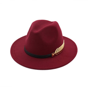 Women Fedora Woolen Jazz Hat