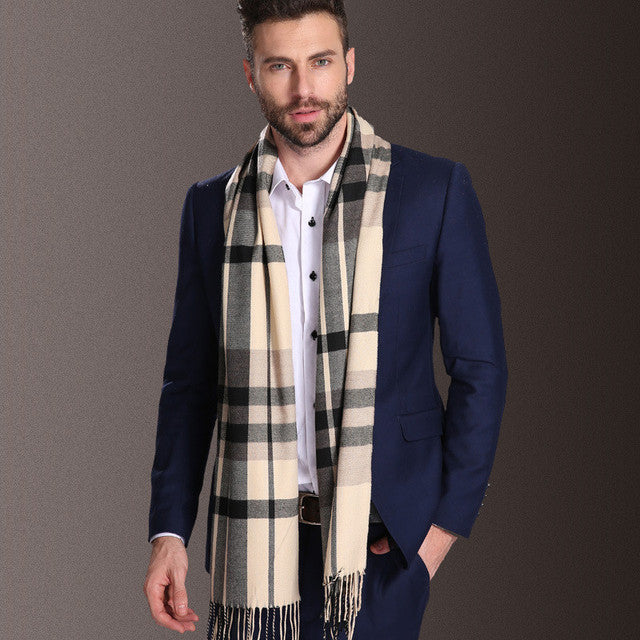 Men Fashion Winter Warm Scarves