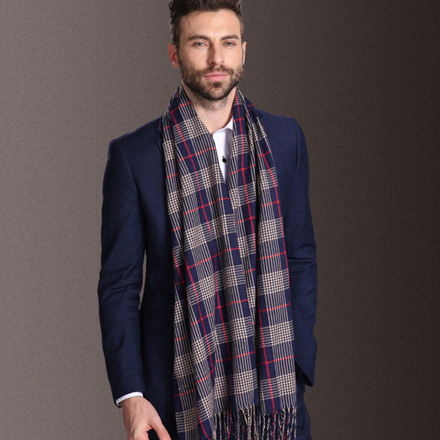 Men Fashion Winter Warm Scarves