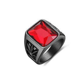 Men's  Stainless Steel Stone Fashion Ring