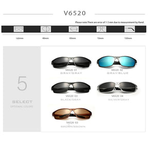 Men Polarized UV400 Lens Sport Outdoor Driving Eyewear Accessories Cycling Glasses For Male 6520