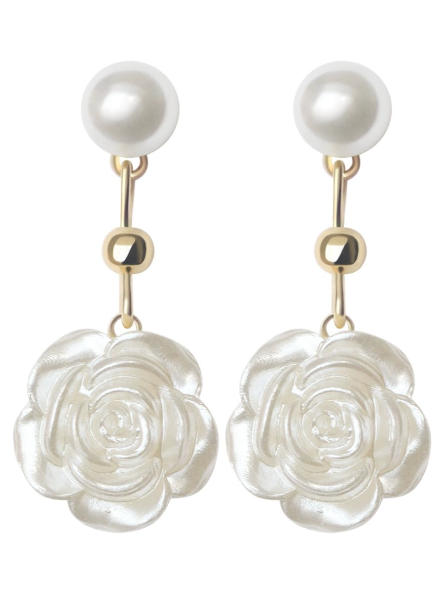 Special-Interest Design Female Best Selling Unique Camellia Pearl