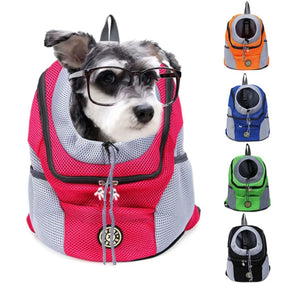 Pet Outdoor Carrier Double Shoulder Backpack