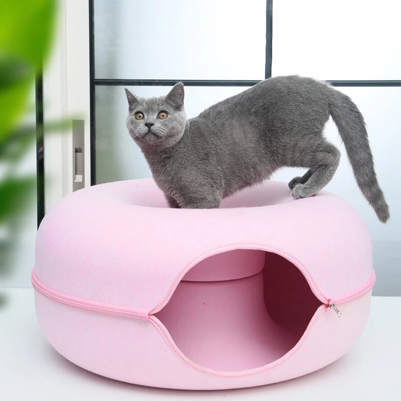 Cat Tunnel Interactive Bed Toy