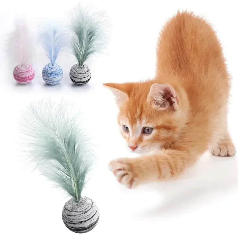 Cat Feather Funny Ball Toy