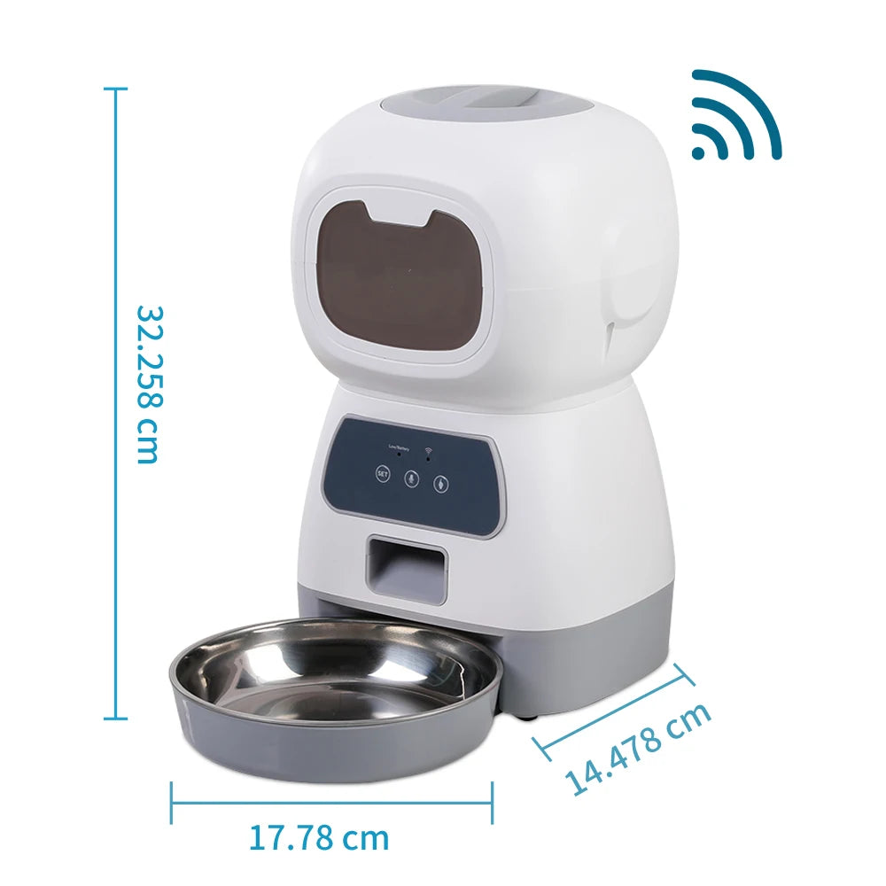 Pet  WiFi Smart 3.5L Automatic Feeder