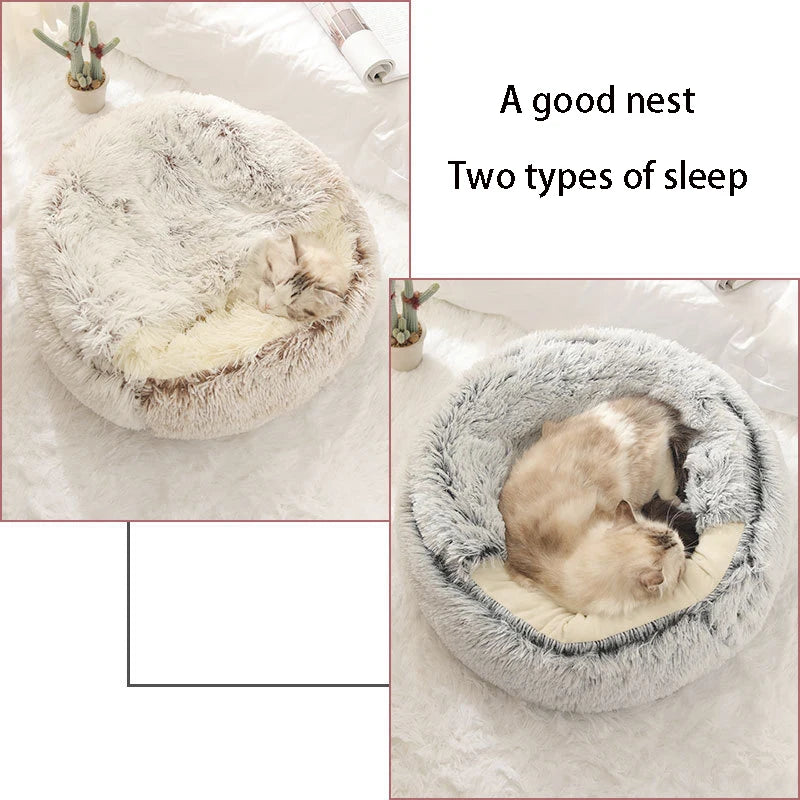 Cat Mattress Warm Soft Plush Bed