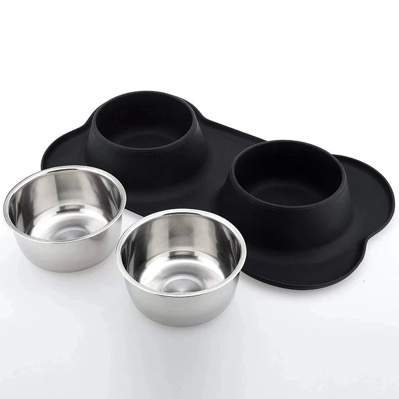 Dog Antislip Double Drinking Bowl