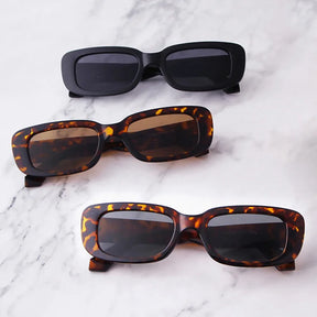 Small Rectangle Sunglasses Women Vintage Brand Designer Square Sun Glasses Shades Female UV400