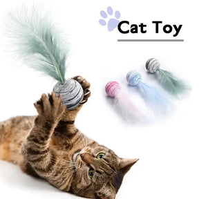 Cat Feather Funny Ball Toy