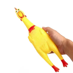 Pet Screaming Chicken Squeak Toy