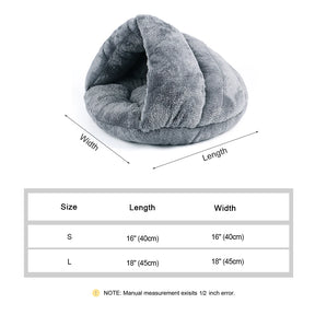 Cat Deep Sleep Soft Winter Warm Plush Bed