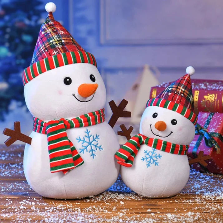 Cute Christmas Snowman Plush Doll Gift