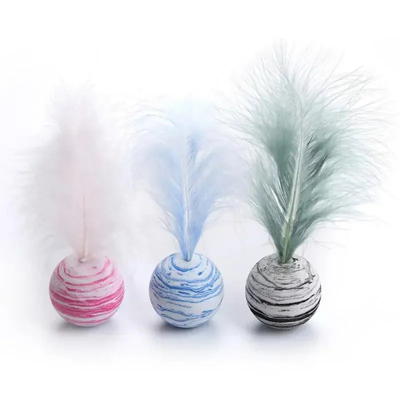 Cat Feather Funny Ball Toy