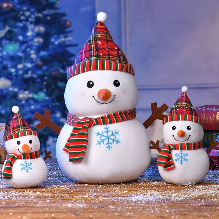 Cute Christmas Snowman Plush Doll Gift