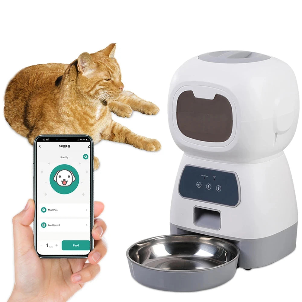 Pet  WiFi Smart 3.5L Automatic Feeder