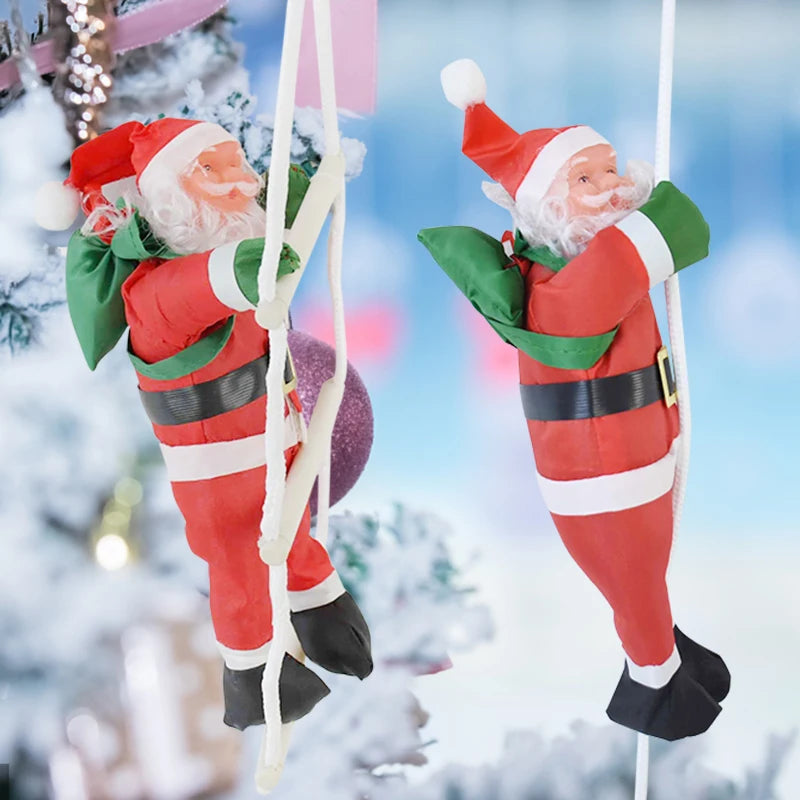 Christmas Ornament Climbing Santa Gift