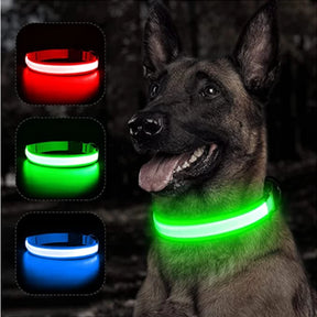 Dog USB Rechargeable Luminous Collar