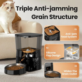 Pet Button Version Auto Automatic Feeder