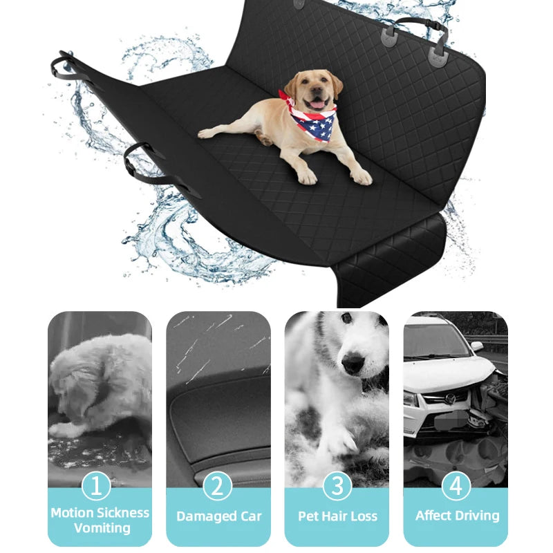 Dog Waterproof Travel  Car Seat Cover