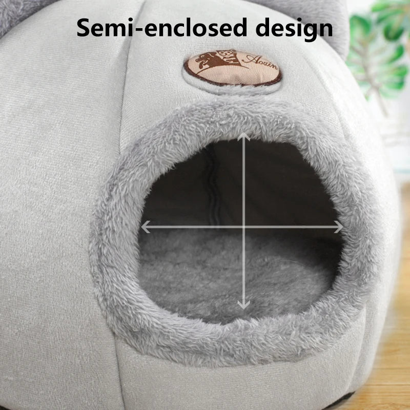 Cat Soft Washable Winter House Bed