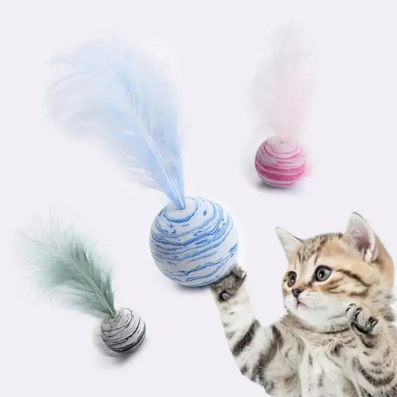 Cat Feather Funny Ball Toy