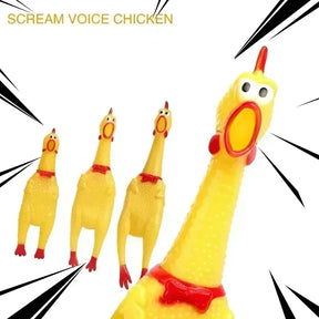 Pet Screaming Chicken Squeak Toy