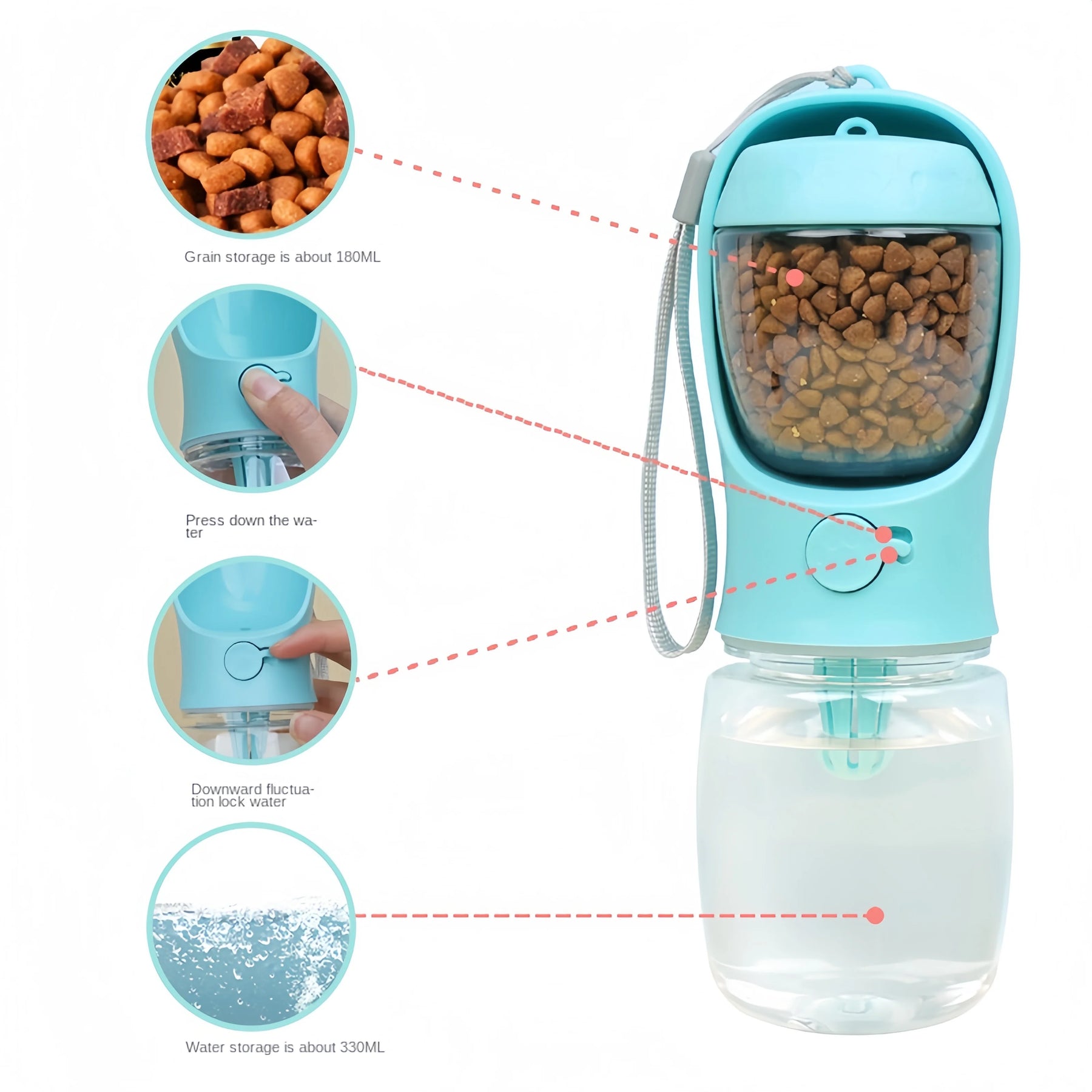 Dog Travel Portable Water Bottle