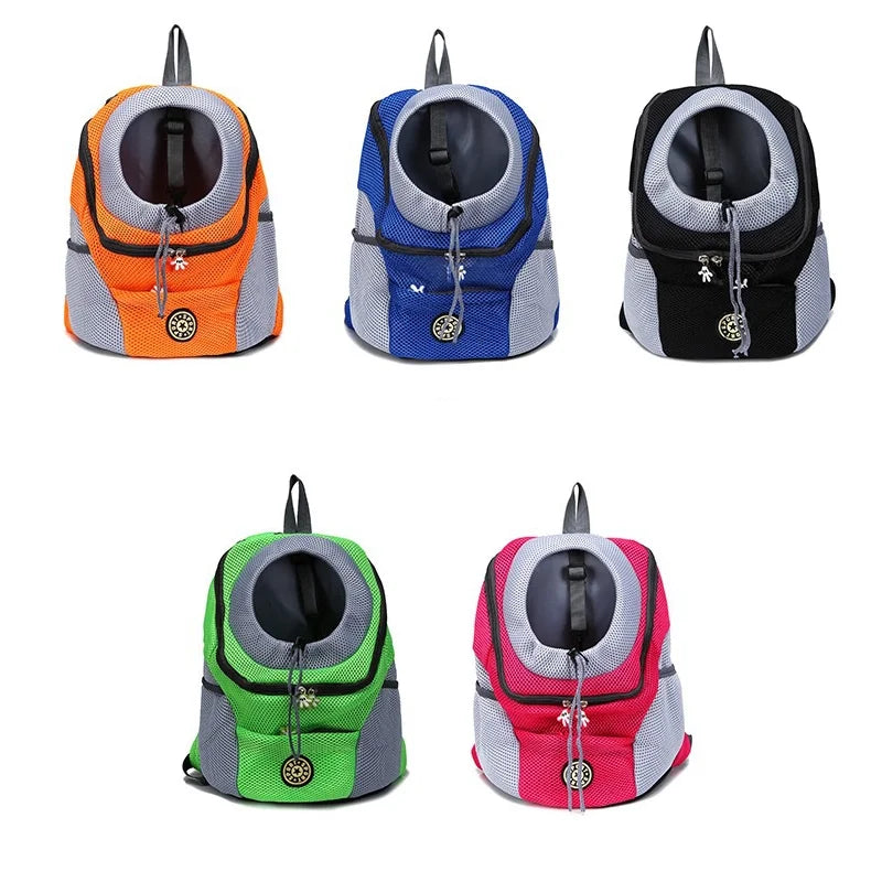 Pet Outdoor Carrier Double Shoulder Backpack