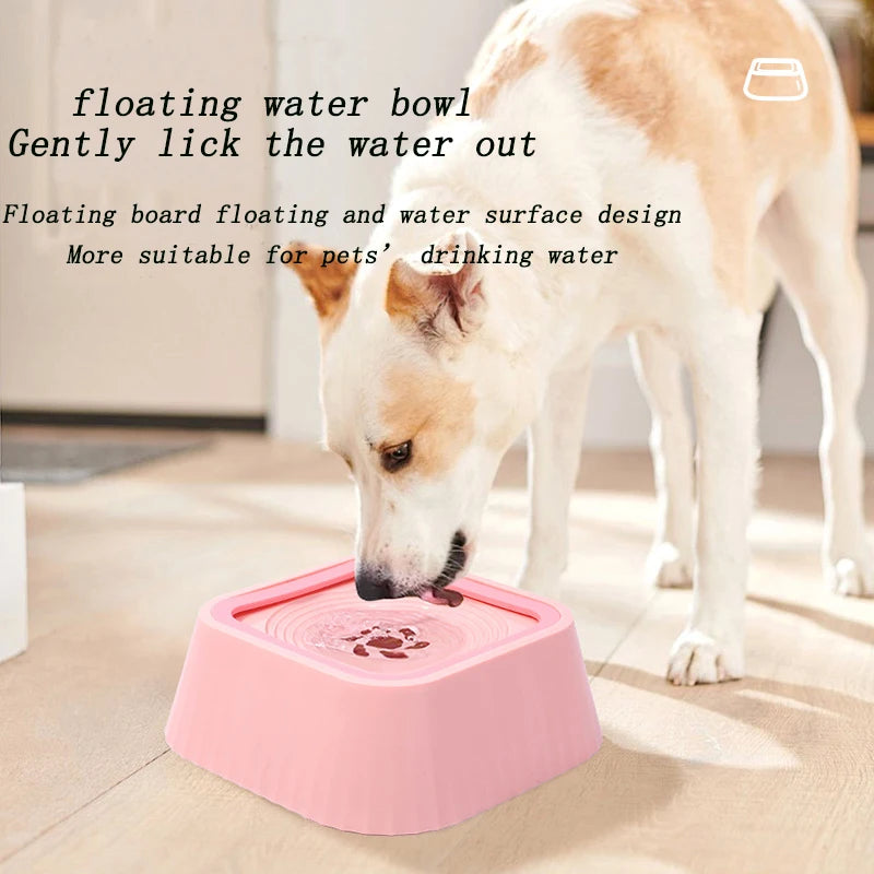 Pet Water Fountain Anti-spill Slow Drinking Bowl