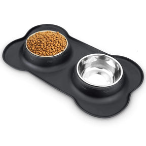 Dog Antislip Double Drinking Bowl