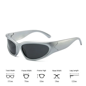 Y2k New Punk Sports Sunglasses For Men